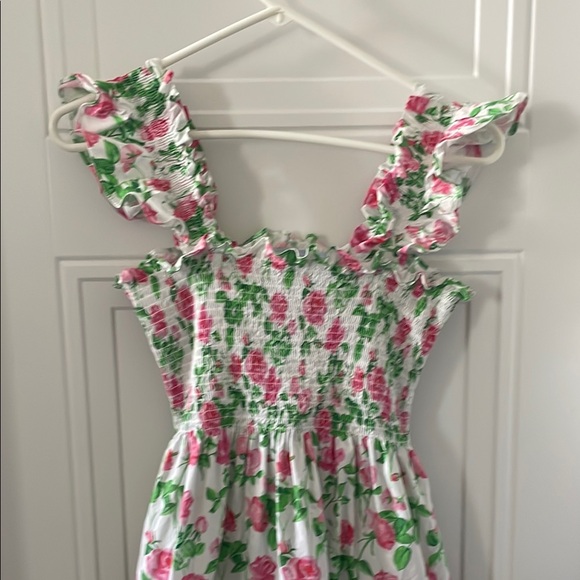 Hill House The Nap Floral Pink and Green Dress - Picture 3 of 5